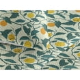 thumbnail image 3 of Ambesonne Lemon Quilted Bedspread Set 3 Pcs, Citrus Branches Tree Summer, King, Cream Teal Marigold, 3 of 4