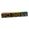 thumbnail image 4 of Reloj digital, regalos fáciles de leer, regalos multifuncionales, música electrónica de música LED gran pantalla para la sala de estar de mesa de Luz amarilla, 4 of 8