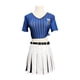 thumbnail image 2 of Disfraz de Cosplay de Anime Teieri Anri, peluca, camiseta a rayas, uniforme para mujer, niñas, campus, falda corta, traje deportivo para encuentros, 2 of 4