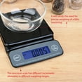 thumbnail image 6 of Mainstays 6LB High Precision Digital Kitchen Scale with Blue Backlit, Black, 6 of 11