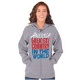 thumbnail image 3 of America Greatest Country in the World Zip Up Hoodie Men's Women's Brisco Brands L, 3 of 6