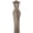 Khaki, variant on Hollow Out Women's Halter O-Neck Sleeveless Backless High Waist Sparkling Webbing Sexy Long Dress, Solid Color
