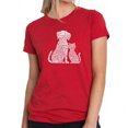 thumbnail image 1 of Women's Premium Blend Word Art T-shirt - Dogs and Cats, 1 of 2