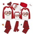 thumbnail image 1 of Pijamas familiares navideños a juego, conjuntos de pijamas a cuadros blancos y negros, gafas de sol, Navidad en julio, 1 of 4