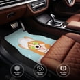 thumbnail image 4 of Sikiie Corgi With Towel Ans Slice Cucumber Car Foot Mat Set of 4 Pieces Basics Universal Fit Rubber Carpet Floor Mats For Car SUV Van & Truck, 26.8"L x 17.3"W (Front), 13"L x 17.3"W(Rear), 4 of 6