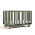 thumbnail image 6 of Art of Nursery by Storkcraft Amalfi Deluxe 5-in-1 Convertible Crib with with Bonus Toddler Guardrail, Olive with Driftwood, 6 of 11