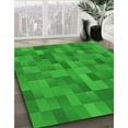 thumbnail image 3 of Ahgly Company Tapis Rectangulaire Lavable en Machine Intérieur Vert Transitionnel, 2 Pieds x 3 Pieds, 3 of 7