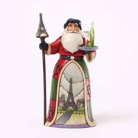 Jim Shore Santa Claus Jim Shore Bonjour And Merry Christmas French Santa Claus Figurine 4034366 New ()