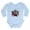 Sky Blue, variant on - Pugs Ninja T Shirt - Long Sleeve Cotton Baby Bodysuit