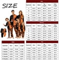 thumbnail image 2 of HTHLVMD Halloween Pajamas, Family Pajamas, Halloween Matching Family Pajamas Black Orange Skeleton Print Long Sleeve 2 Piece Pj Set Spooky Sleepwear Nightwear Loungewear Gothic Family Photos, 2 of 4