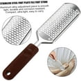 2 pcs Dead Metal Scrubber Brown Remove Home Tool Salon Remover File