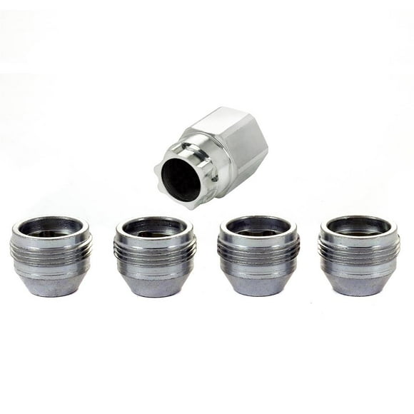 McGard Wheel Access Wheel Lock 24019 Under Hub Cap Lock; Lug Nut Lock; 14 Millimeter X 1.5 Thread Size; Conical Seat; Open End Lug Use With Steel/Aluminum Wheels; 0.893 Inch Overall Length