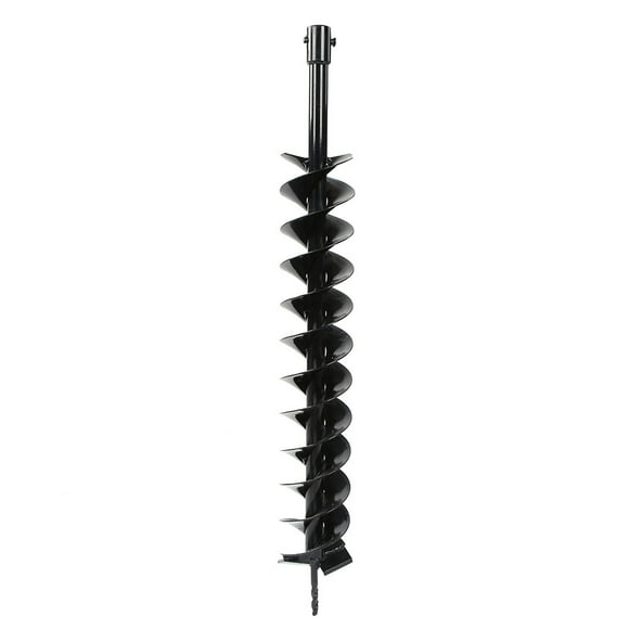Hole Digger Drill Bit Planting Hole Digger Earth Auger Digger Garden Auger Planting Auger Earth Auger Drill Bit Farm Planting Seeding Hole Digger 100x800mm Dual Blade