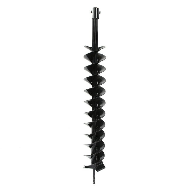 Hole Digger Drill Bit Planting Hole Digger Earth Auger Digger Garden Auger Planting Auger Earth Auger Drill Bit Farm Planting Seeding Hole Digger 100x800mm Dual Blade
