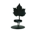 thumbnail image 2 of AuroraX Iron Candle Holder Decor,Fall Black Decorations,Decorative Leaf-Shaped Tray Candle Holder,Xmas Table Centerpiece Home Dining Room Decor, 2 of 6
