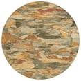 thumbnail image 2 of Addison Rugs Chantille Indoor/Outdoor Transitional Geometric, Abstract Copper Washable Round Rug, 8' x 8', 2 of 6