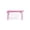 Pink, variant on Linnome Transparent PVC Stationery Bag Waterproof Large Capacity Pencil Pouch - Clear Triangular Teens Pen Bag with Zipper & Loop - Exam Office Travel Makeup Organizer Case