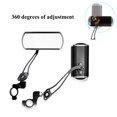 thumbnail image 3 of 1 Pair 360° Rotation Flexible Cycling Rear View Mirror Handlebar Rear View Bike Mirror Safety Mirror, 3 of 4