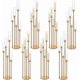 thumbnail image 1 of Portavelas Dorados de 42.5 Pulgadas para Centro de Mesa, Candelabros, Decoración de Mesa, 5 Brazos, Juego de 8 Pantallas Acrílicas para Velas LED de 0.9 Pulgadas, 1 of 7