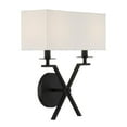 thumbnail image 4 of Arondale 2-Light Wall Sconce in Matte Black, 4 of 5