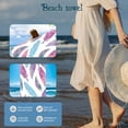 thumbnail image 4 of Vikakiooze Beach Towel Microfiber Beach Towel Sand Beach Blanket Quick Dry Super Lightweight Towels for Swimming Pool, Travel, Camping, Picnic, Promotion on sale, 4 of 6