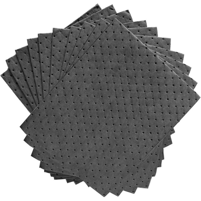 Oil Spill Mat 16''x20'' Absorbent Oil Pad, Reusable, Washable, Waterproof Backing Contains Liquids
