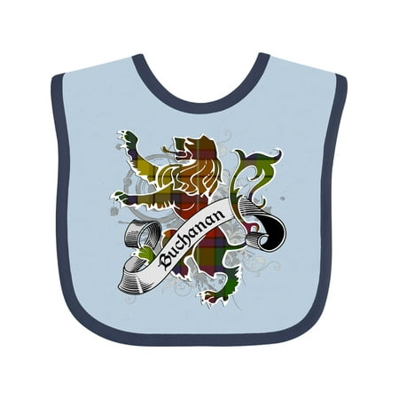 

Inktastic Buchanan Tartan Lion Gift Baby Boy or Baby Girl Bib