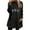Black #01, variant on Long Sleeve Shirts for Wome Soft and Comfortable Double Face Wool Women's Round Love Printed Loose Long Sleeve Thickened Thermal Top & Christmas Blouses with Pockets