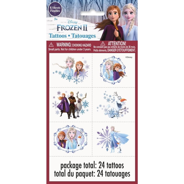 Disney Frozen Temporary Tattoos, 24ct