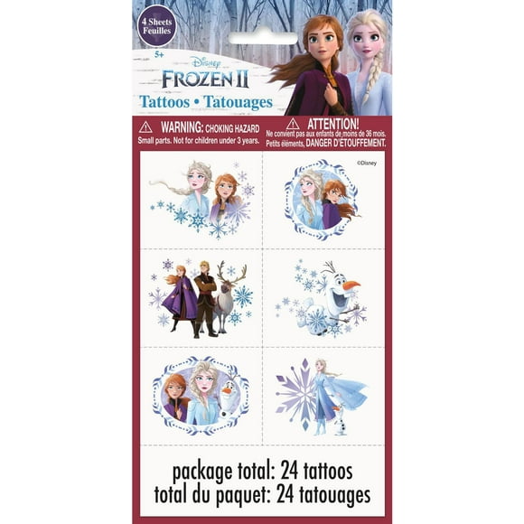 Disney Frozen Temporary Tattoos, 24ct