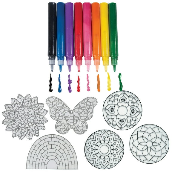 Fun Express Suncatcher Painting Kit Large Assortments May Vary