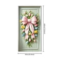 thumbnail image 3 of YWIYIUD 1PC Happy Easter Door Cover Easter Decorations, 71x35 Inch Easter Rabbit Eggs Door Banner Welcome Easter Banner Spring Theme Rabbit Door for Front Door Wall Indoor Outdoor Home Decor, 3 of 7