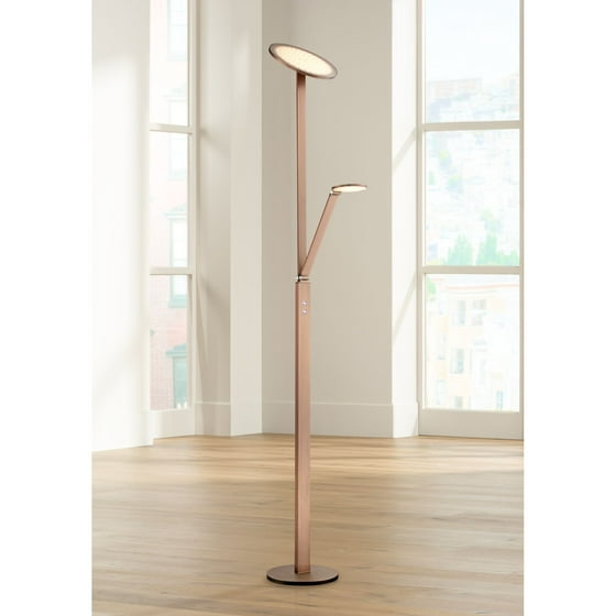 Possini Euro Design Magnum French Bronze Led Torchiere Possini Euro Design Magnum French Bronze Led Torchiere Floor Lamp Com