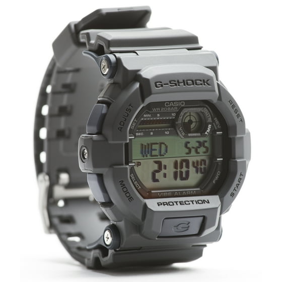 Casio 2018 GD3508 Watch GShock Vibration Alarm Gray