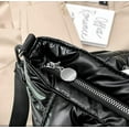 thumbnail image 7 of Kukuzhu Quilted Shoulder Tote Bag for Women Padding Down Cotton Hobo Bag Casual Shopping Large Handbag, 7 of 7