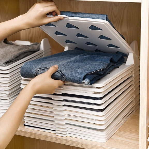 Eolstice Wardrobe Storage Artifact, Clothes Arrangement Layered Partition, Multi-layer Shelf for Bedroom Wardrobe Clothes Layered Storage, Closet Organizer(XL)