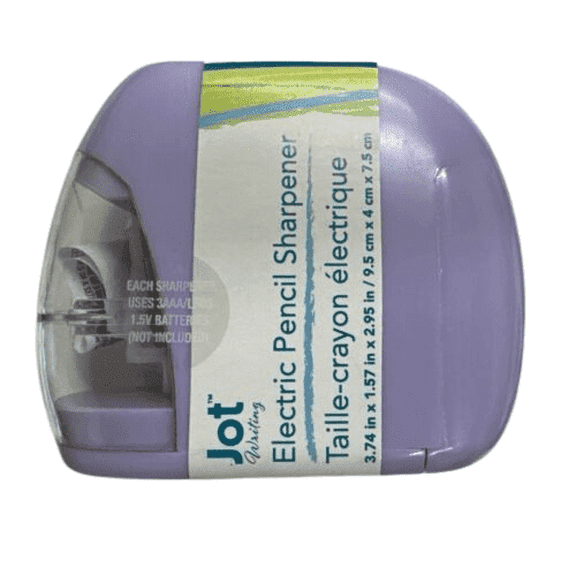 Jot Writing Electric Pencil Sharpener Purple