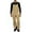 Khaki, variant on Arctix Men's Avalanche Athletic Fit Insulated Bib Overalls, Short (30" Inseam)
