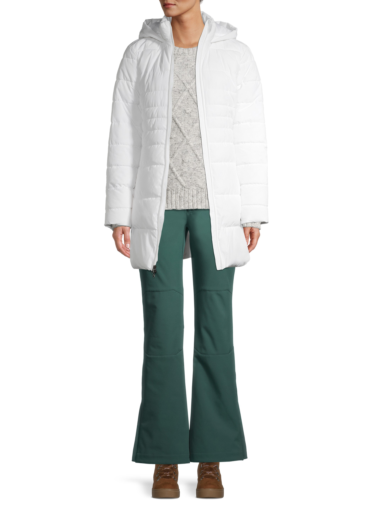 Swiss Tech Women's Softshell Fleece Bonded Ski Pants