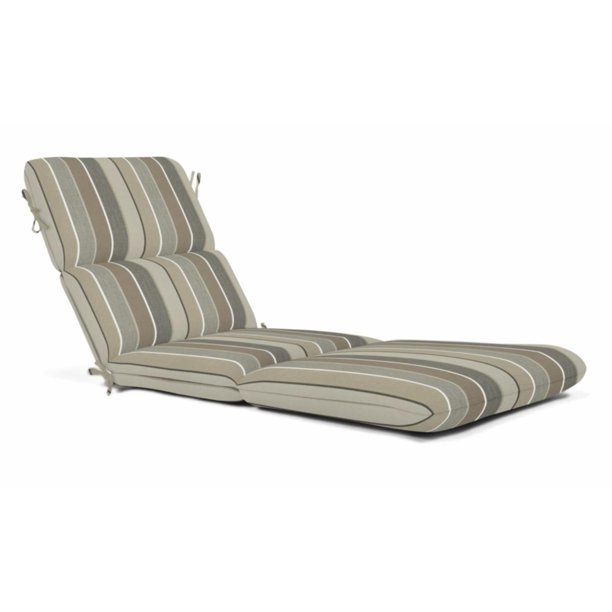 Casual Cushion Maxim Stripe Sunbrella Chaise Lounge Cushion