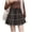 Black, variant on ZOHIUM Flowy Skirt Denim Skirt Women Grids Skirt A Line Furry Pleated Woolen Plaid Pleated High Waist Skirt Faldas Para Mujer Skater Skirt for Women (Coffee,S)