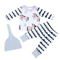 thumbnail image 2 of 3Pcs / Set Infants Boys Girls Cute Animal Print Camiseta Pantalones Sombrero / 80-150807.02 Likrtyny Bebé, 2 of 7