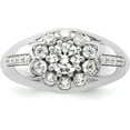 thumbnail image 4 of 14K White Gold Lab Grown Diamond Men's Ring - Ring Size 10.0-7.4gm, 4 of 8