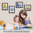thumbnail image 5 of Golden State Art, 10x12.5 Kids Art Frames, Front-Opening, Great for Kids Drawings, Artworks, Children Art Projects, Schoolwork, Home or Office (Walnut, Set of 8), 5 of 7