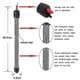 thumbnail image 5 of Aquarium Heater Fish Tank Submersible Heater Turtle Heat Rod With Temperature Display External Temperature Controller, 5 of 5