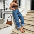 thumbnail image 5 of Cushionaire Ferry Espadrille Wedge Sandals for Women, Thong Platform Flip Flops with Cross Strap and Slip-On Design, 5 of 25
