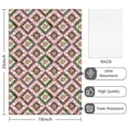 thumbnail image 2 of 2 Pcs Pioneer Flower Floral Print Pattern Kitchen Towels, Funny Microfiber Dish Towel Set, 18" X 26" Tea Towels, 2 of 6
