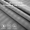 thumbnail image 6 of Elaine Karen Bedding Set with Flat Sheet, Fitted Bed Sheet & Pillowcases, Twin Gray, 6 of 9