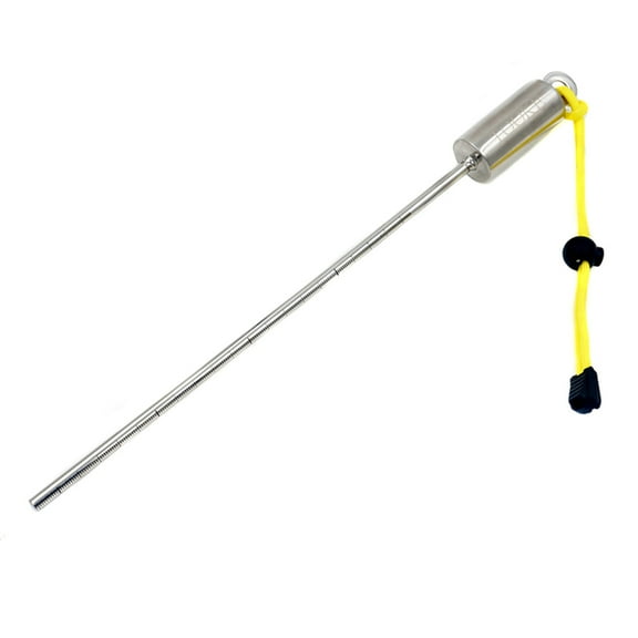 Diving Pointer Scubas Diving Stainless Steel Lobsters Pointer Underwaters Noise Maker Rod with Lanyard