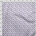 thumbnail image 3 of oneOone Polyester Lycra Bluish Violet Fabric Leaves Craft Projects Decor Fabric Printed By The Yard 56 Inch Wide, 3 of 4